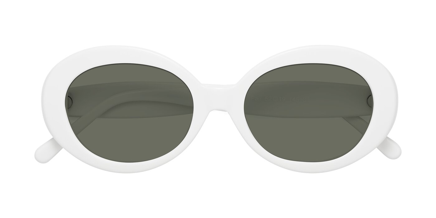 Fair - White Polarized Sunglasses