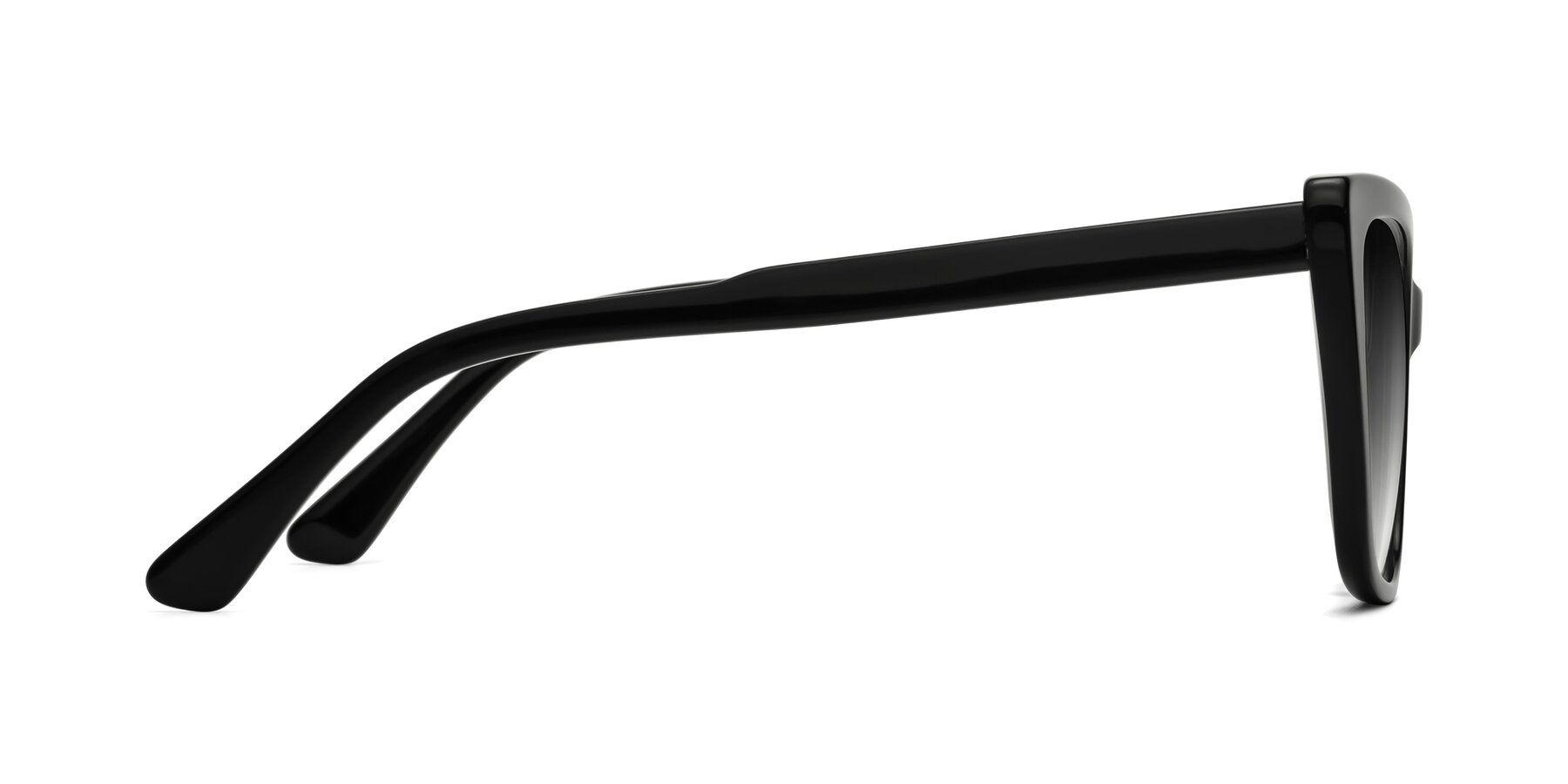 Side of Sites in Black with Gray Gradient Lenses