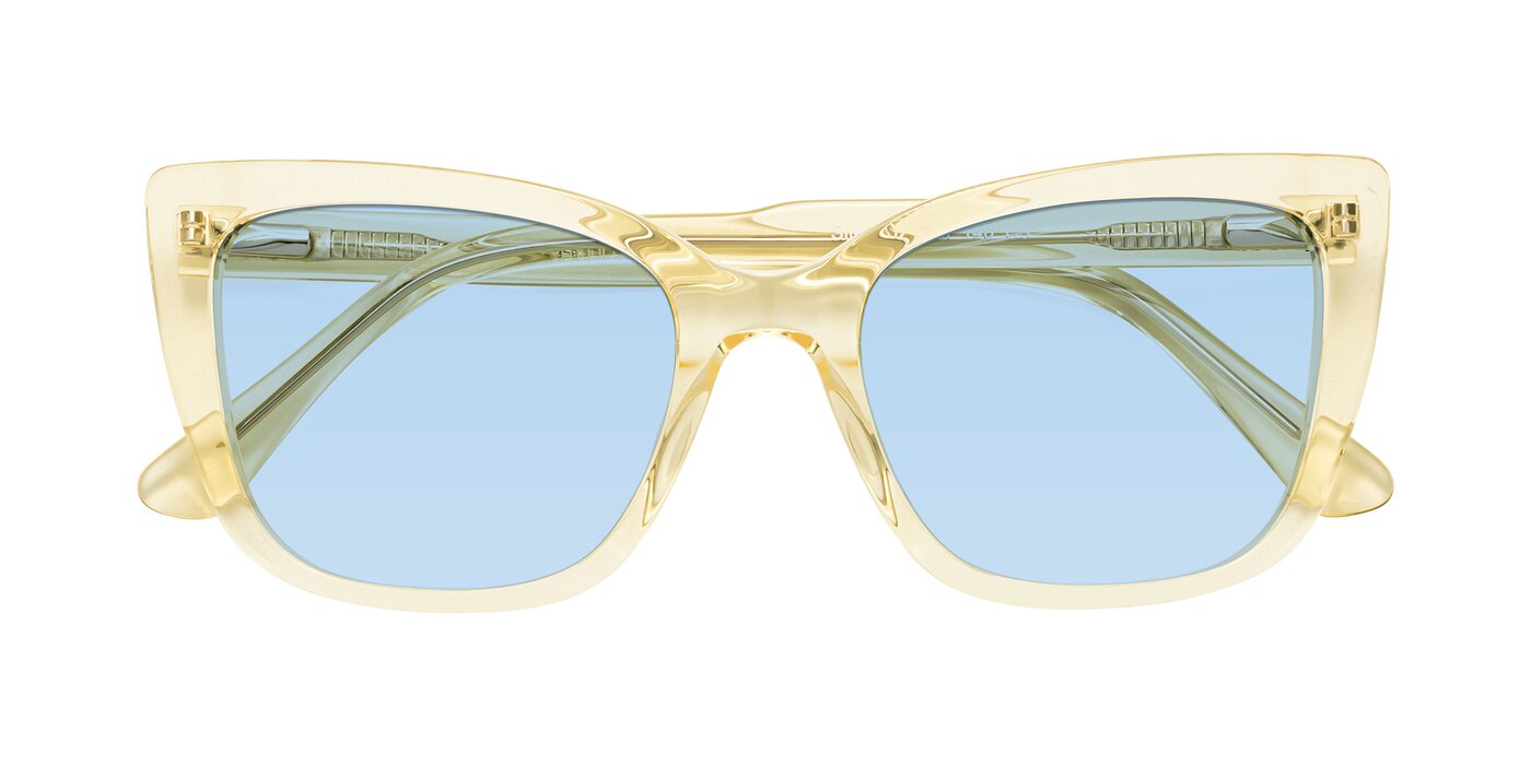 Sites - Transparent Yellow Tinted Sunglasses