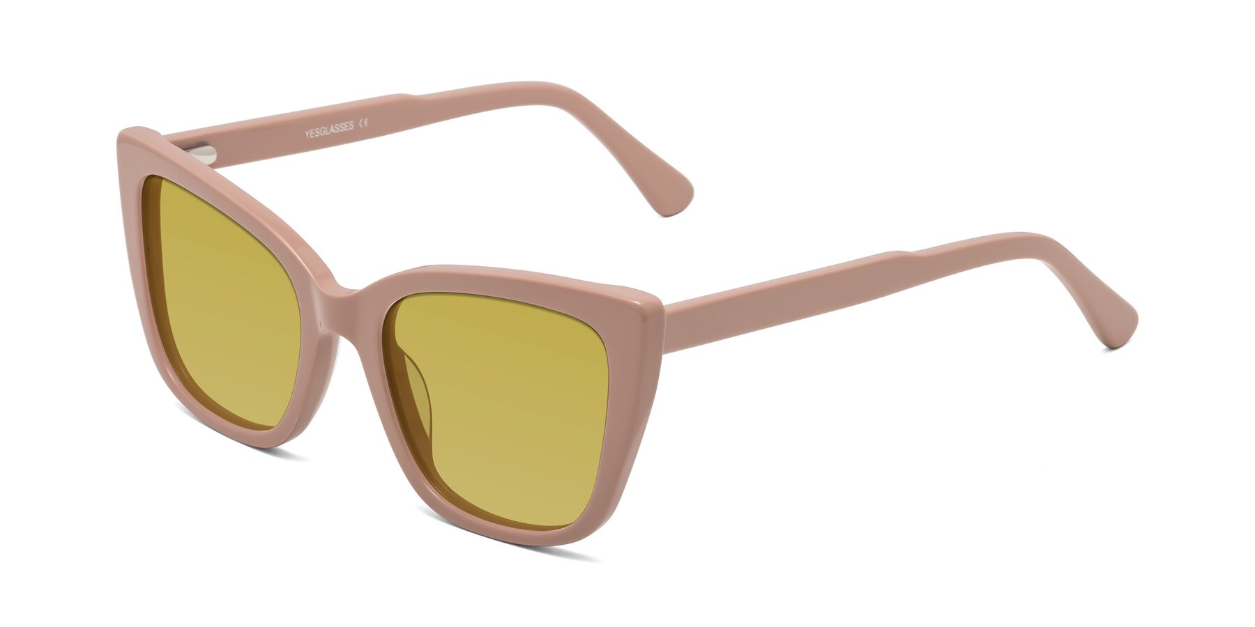 Angle of Sites in Dusty Mauve with Champagne Tinted Lenses