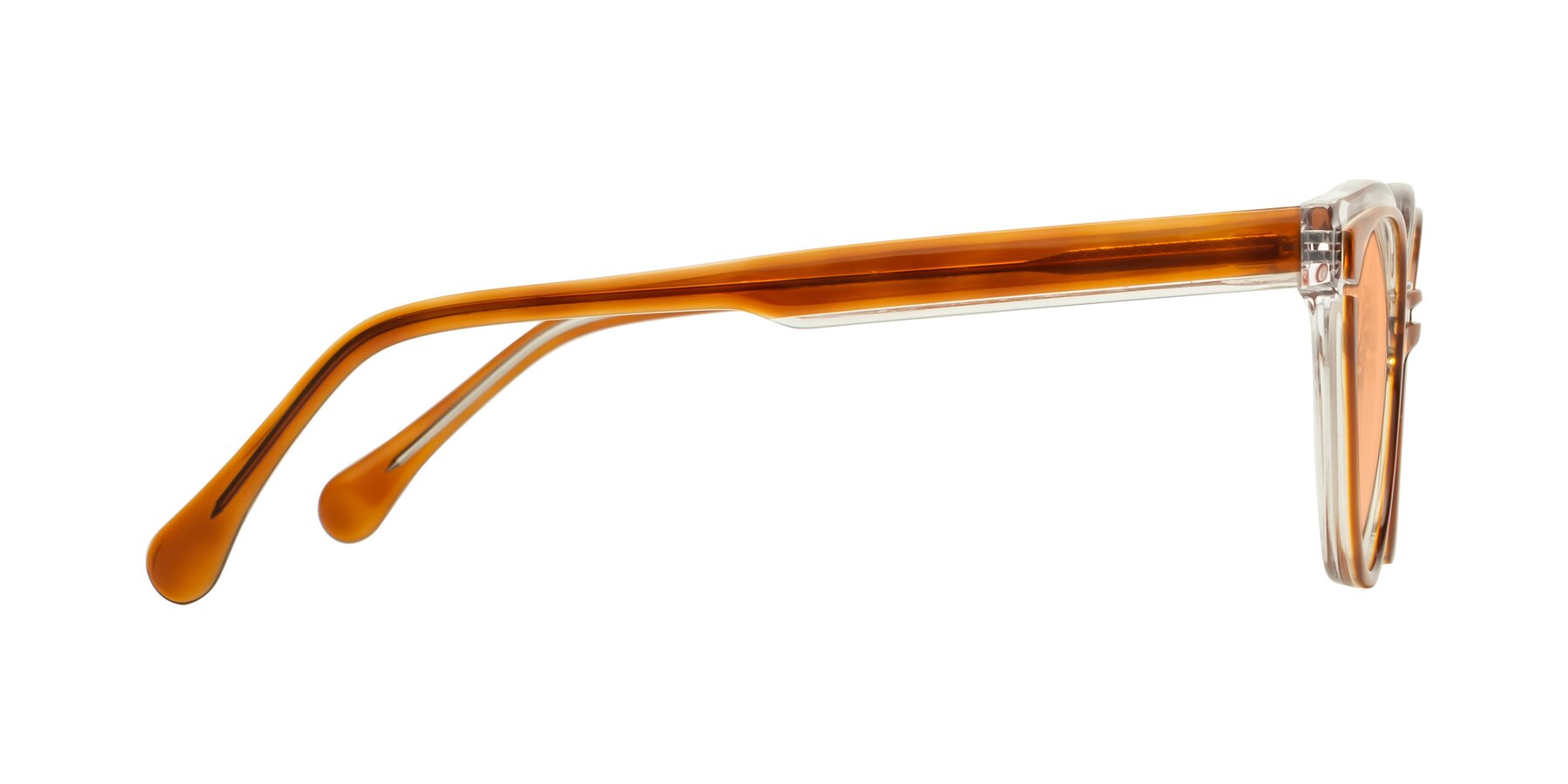 Side of Forest in Amber with Light Orange Tinted Lenses