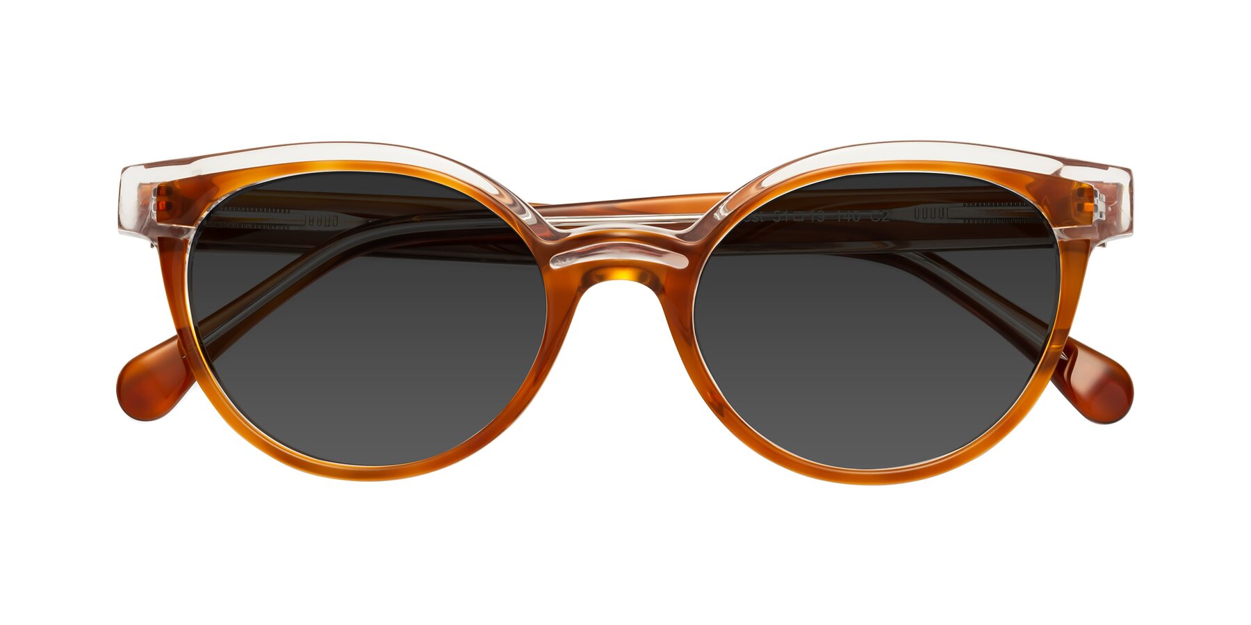 Folded Front of Forest in Amber with Gray Tinted Lenses