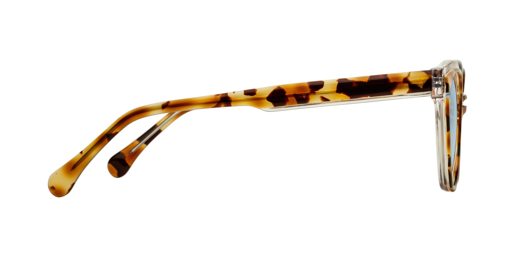 Side of Forest in Ginger Tortoise with Light Blue Tinted Lenses