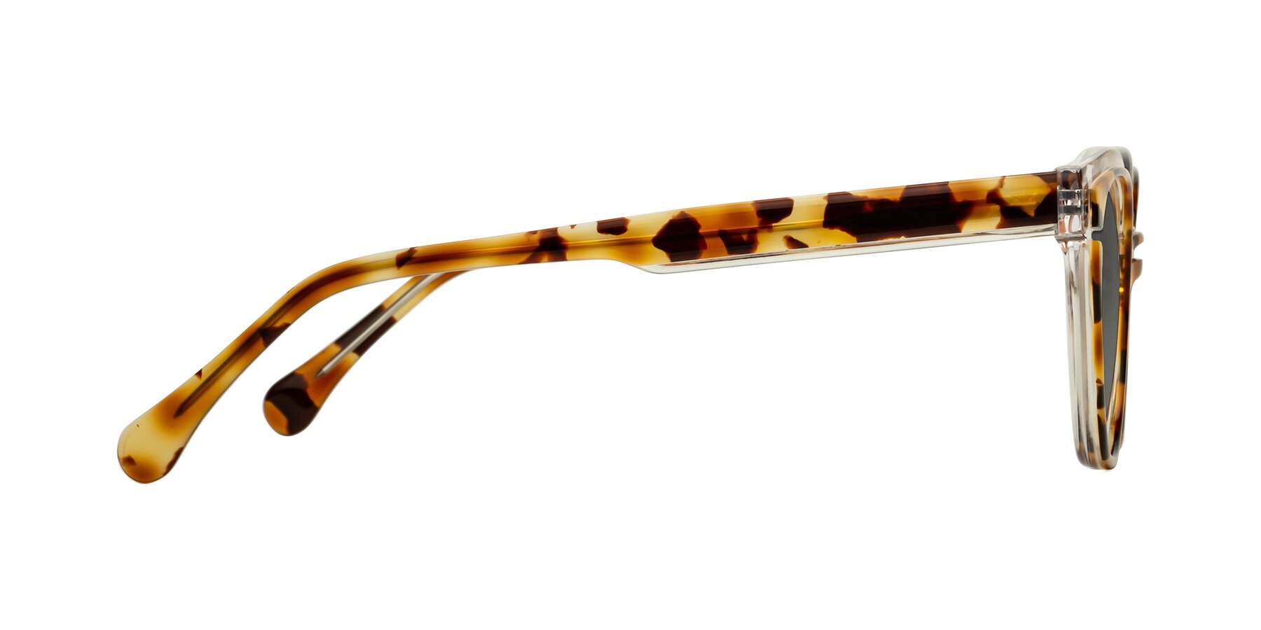 Side of Forest in Ginger Tortoise with Medium Gray Tinted Lenses