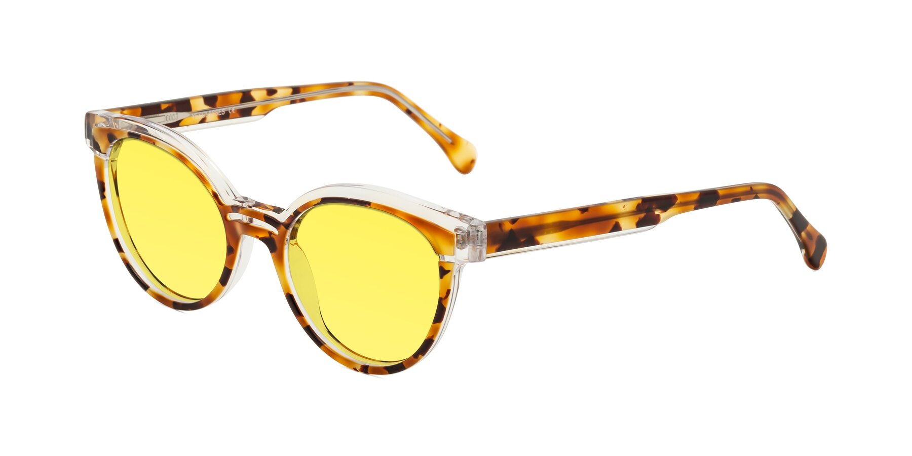 Angle of Forest in Ginger Tortoise with Medium Yellow Tinted Lenses
