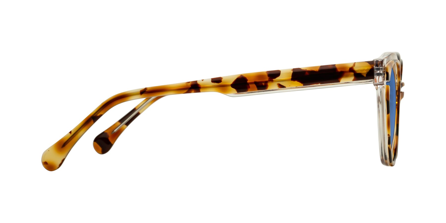 Side of Forest in Ginger Tortoise with Blue Tinted Lenses