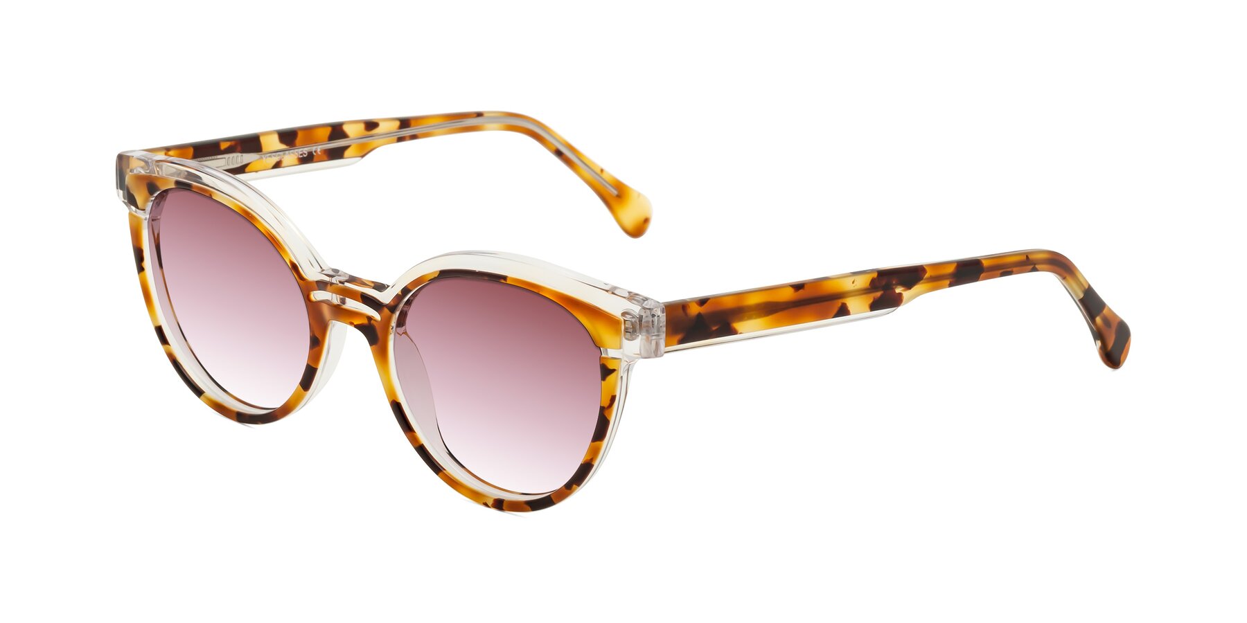 Angle of Forest in Ginger Tortoise with Garnet Gradient Lenses