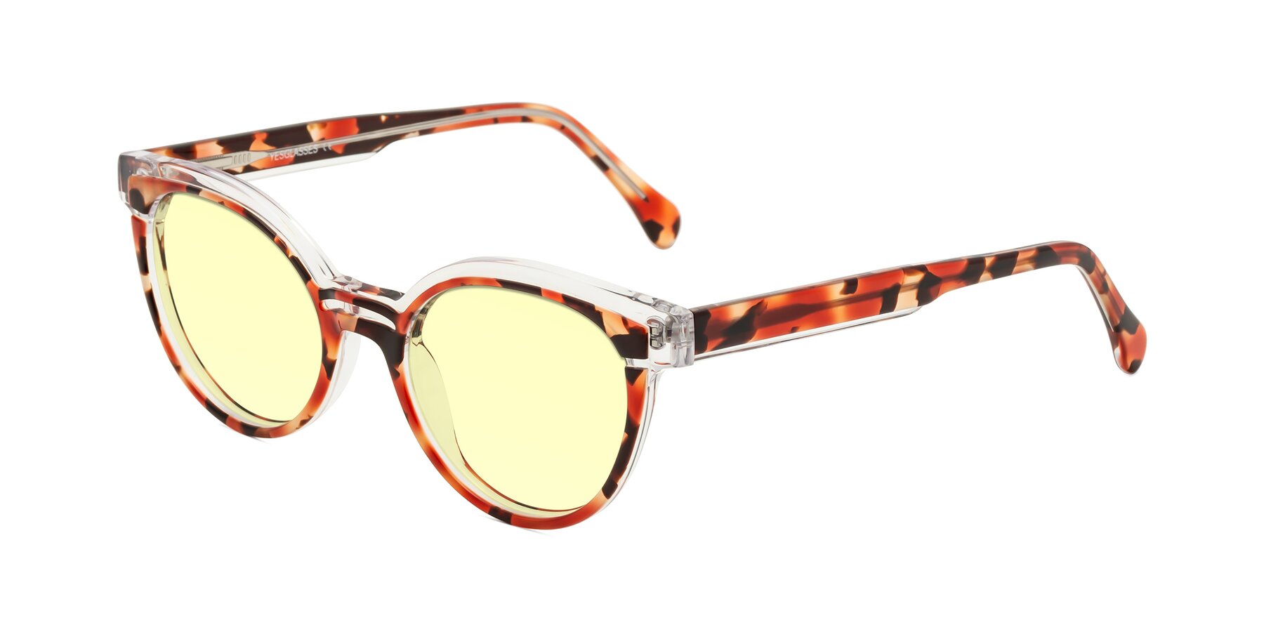 Angle of Forest in Vermillion Tortoise with Light Yellow Tinted Lenses