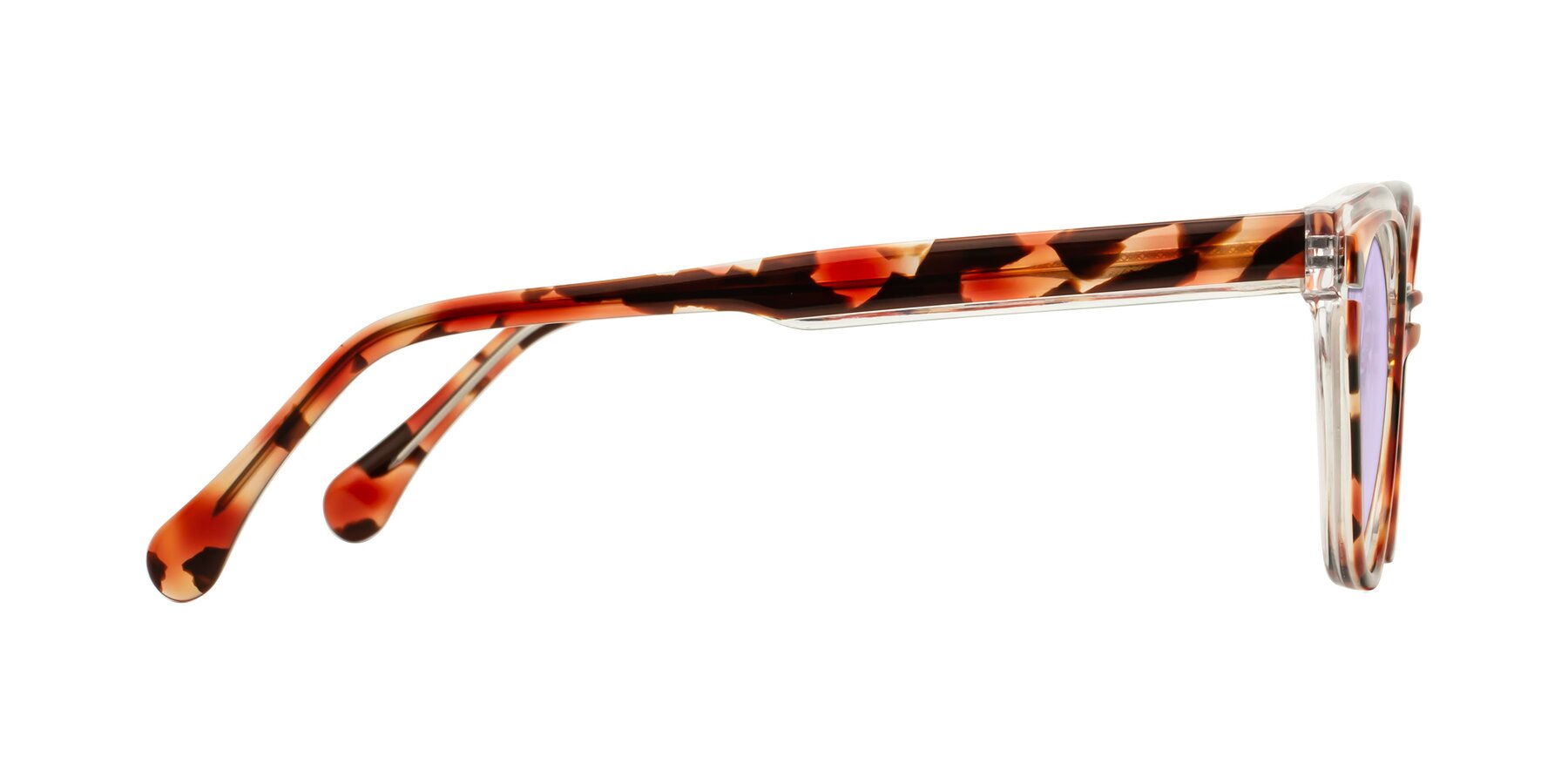 Side of Forest in Vermillion Tortoise with Light Purple Tinted Lenses