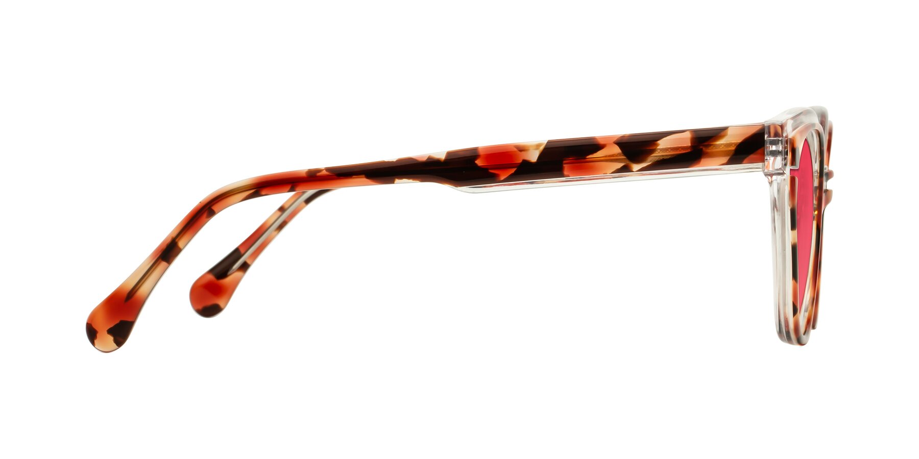 Side of Forest in Vermillion Tortoise with Red Tinted Lenses