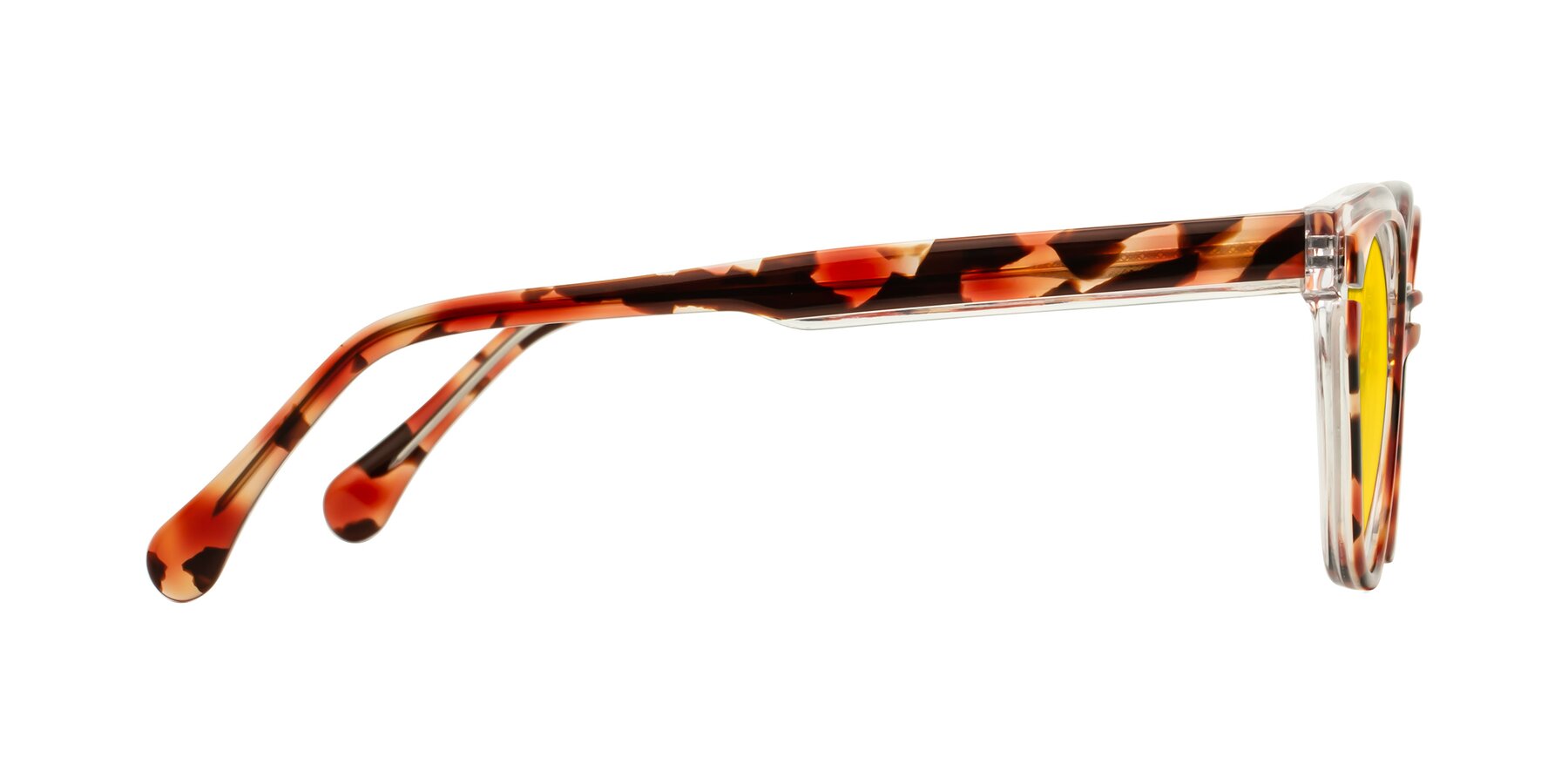Side of Forest in Vermillion Tortoise with Yellow Tinted Lenses
