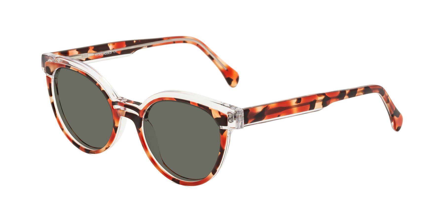 Angle of Forest in Vermillion Tortoise with Gray Polarized Lenses