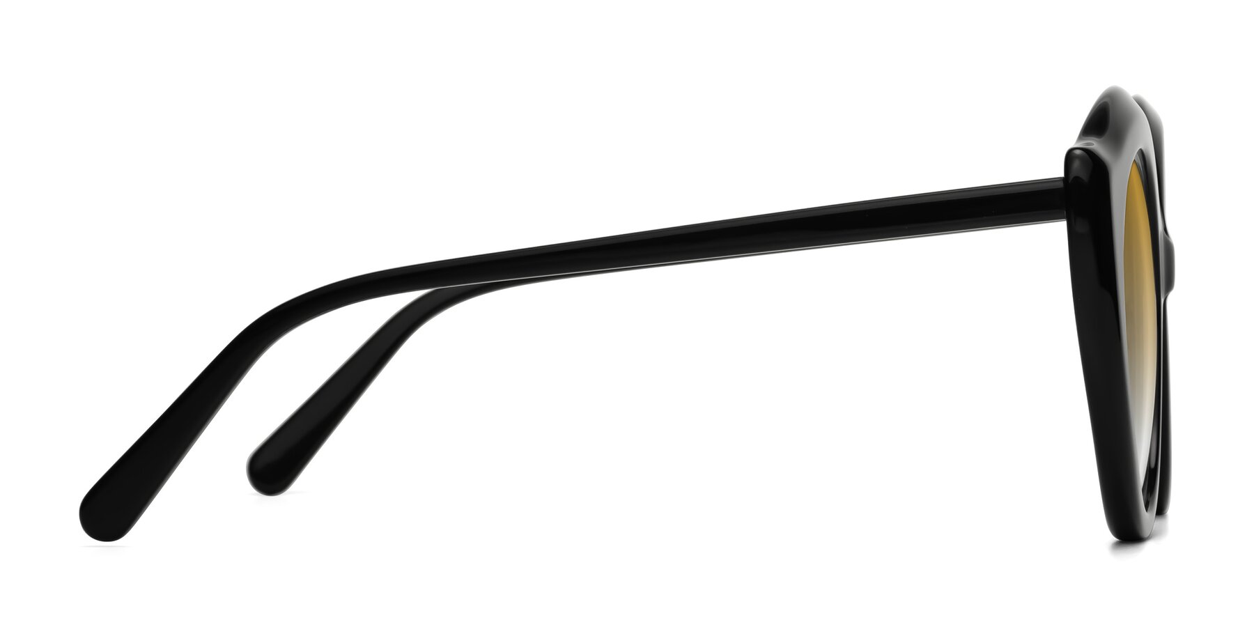 Side of Ring in Black with Champagne Gradient Lenses