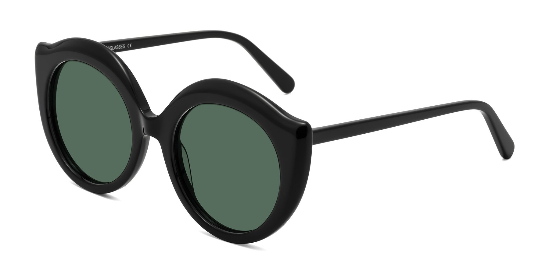 Angle of Ring in Black with Green Polarized Lenses
