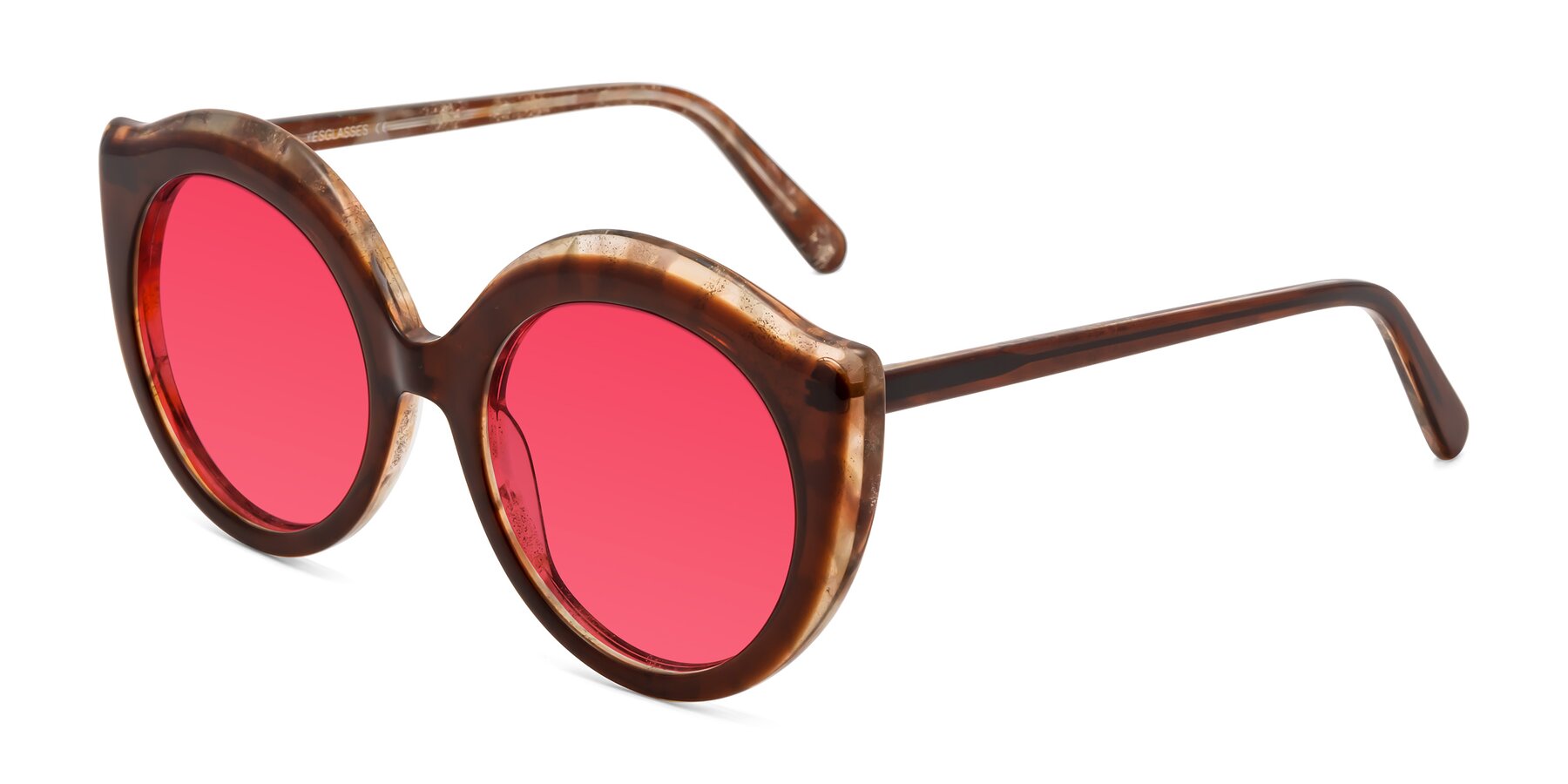 Angle of Ring in Brown with Red Tinted Lenses