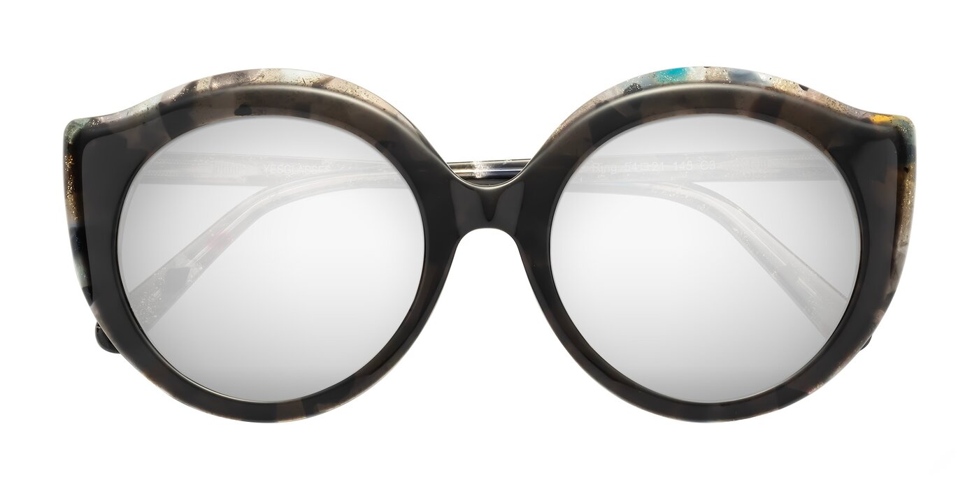 Ring - Dark Gray Flash Mirrored Sunglasses