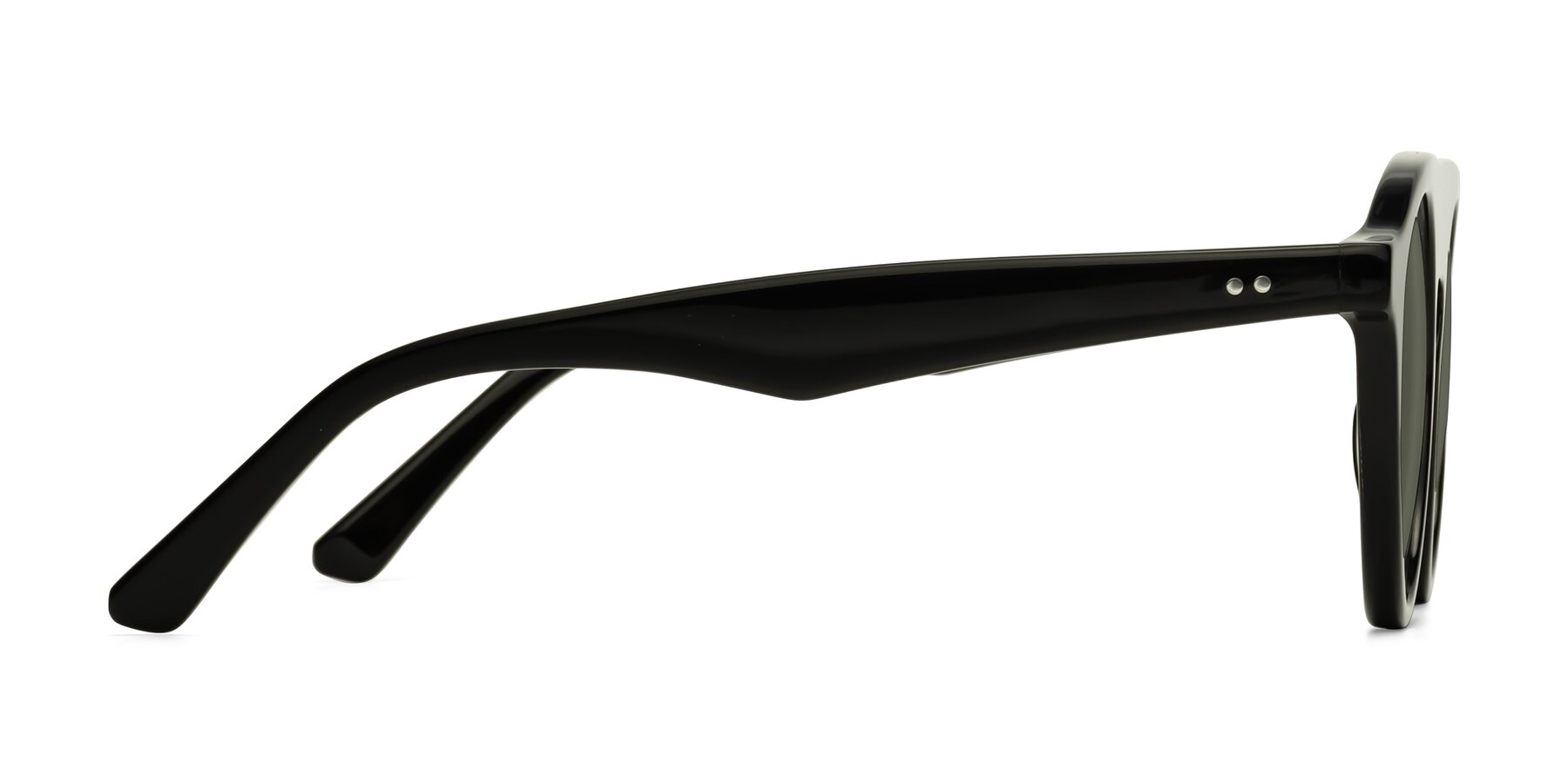 Side of Band in Black with Gray Polarized Lenses