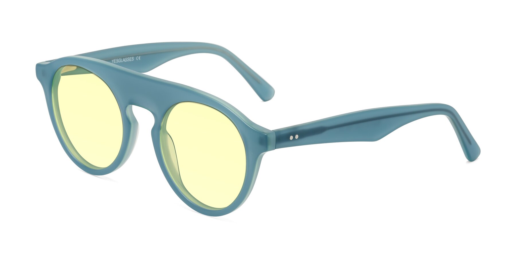 Angle of Band in Haze Blue with Light Yellow Tinted Lenses