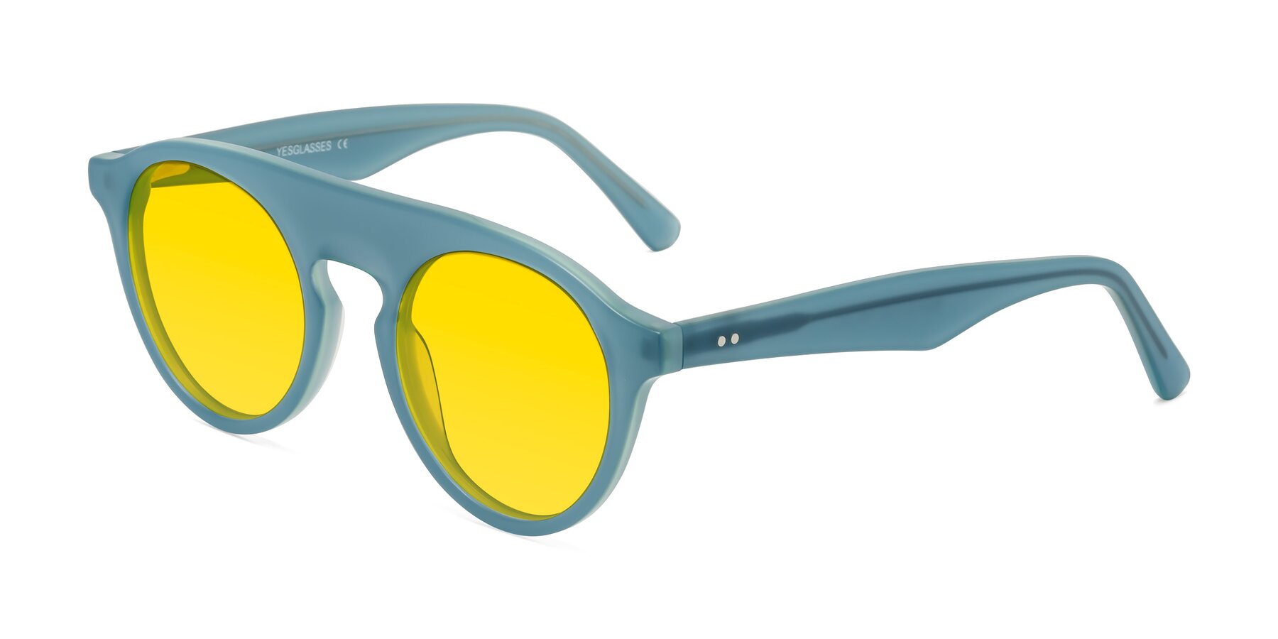 Angle of Band in Haze Blue with Yellow Tinted Lenses