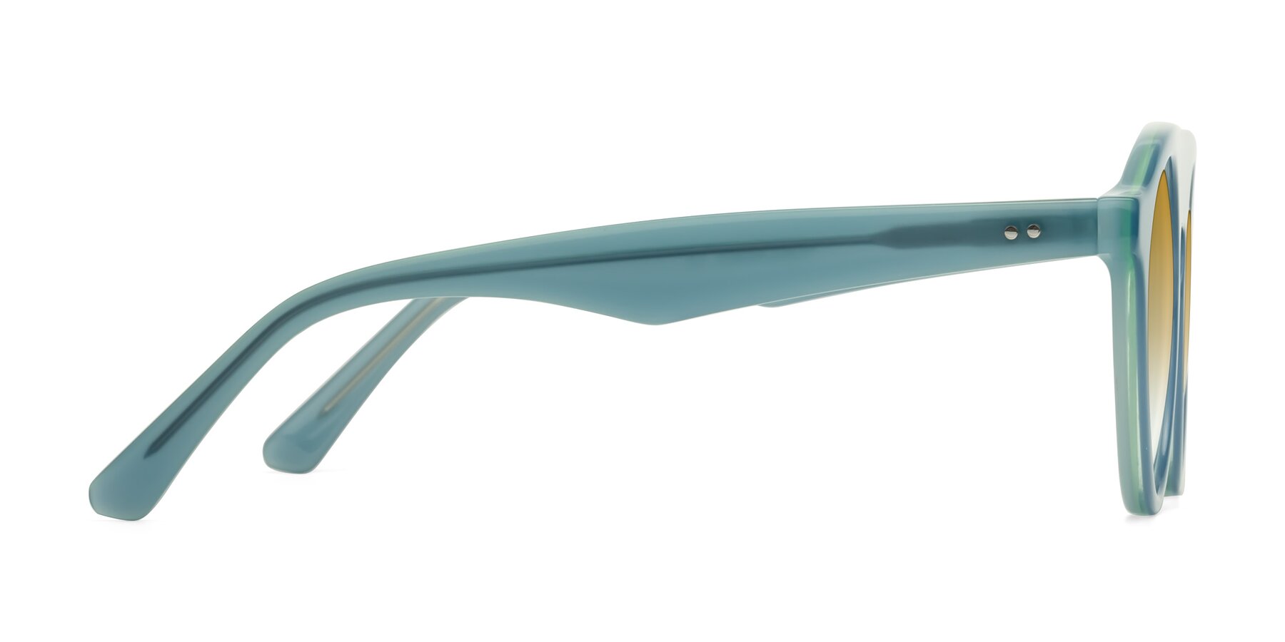 Side of Band in Haze Blue with Champagne Gradient Lenses