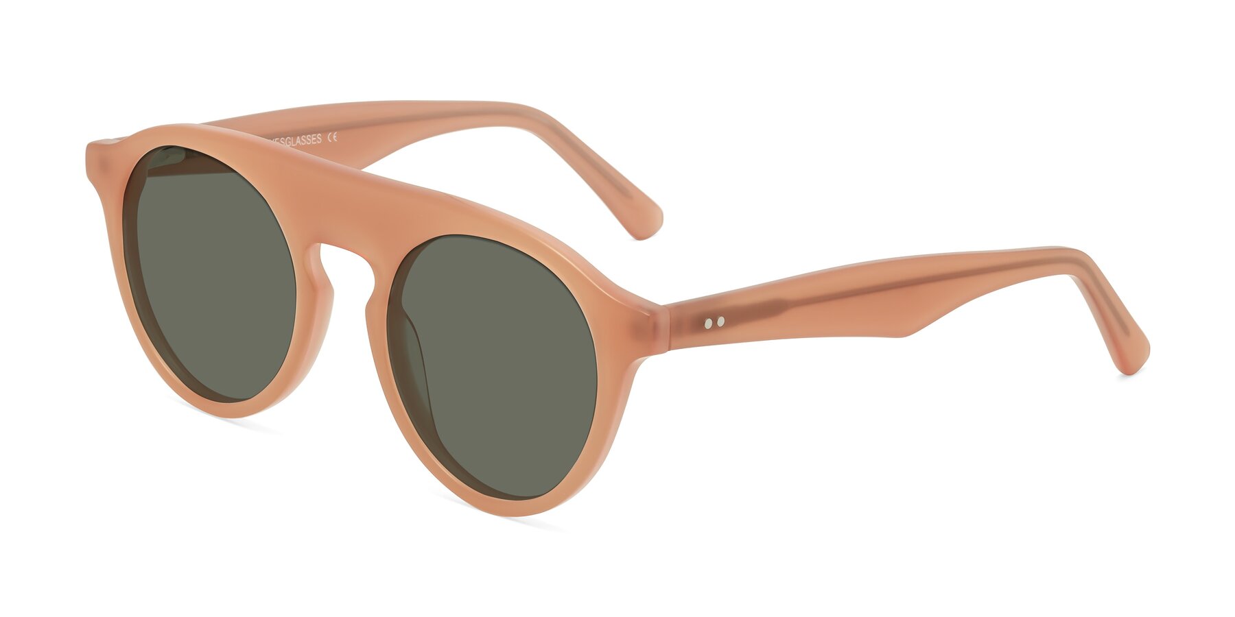 Angle of Band in Peach with Gray Polarized Lenses