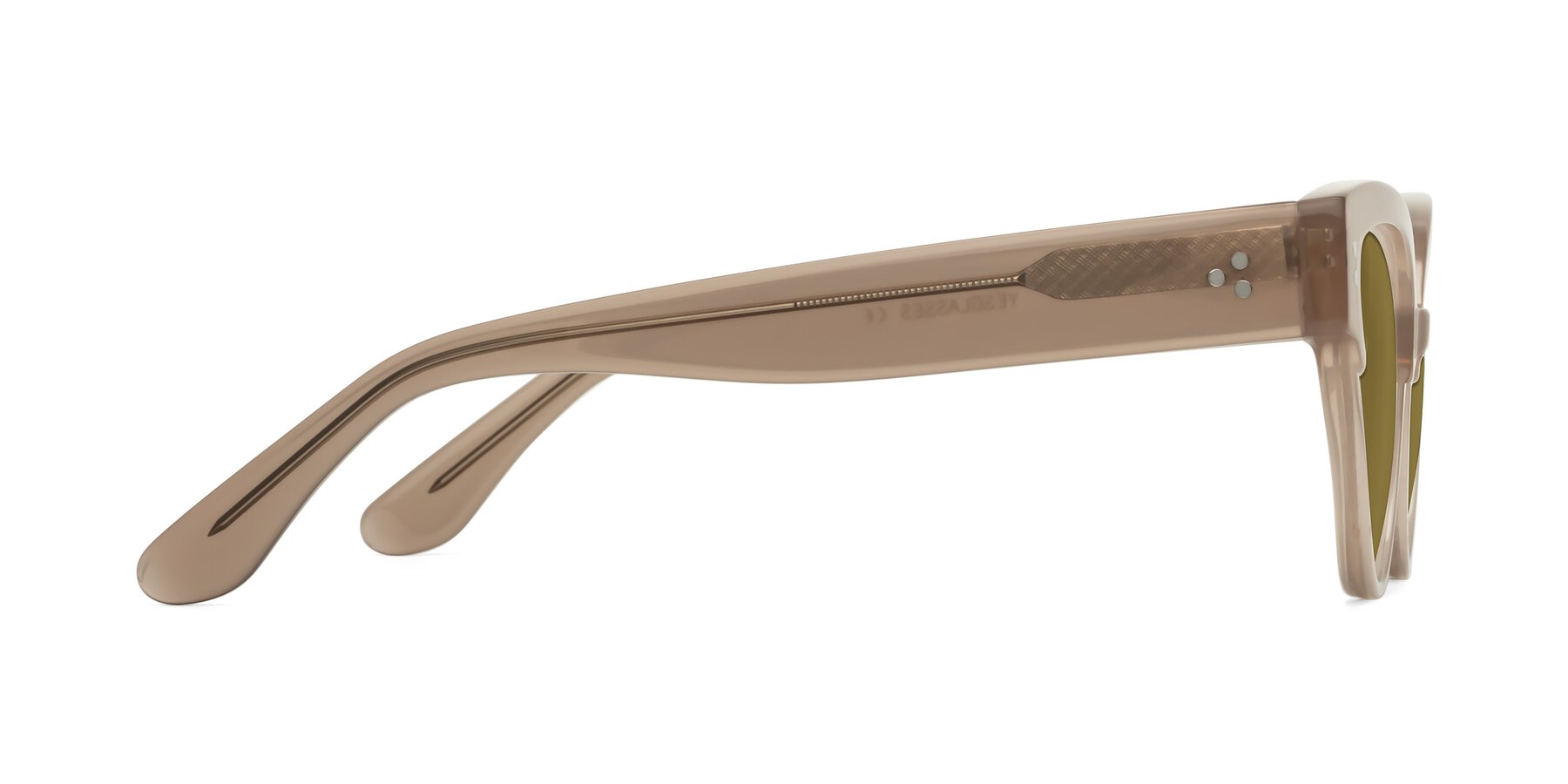 Side of Coho in Taupe with Brown Polarized Lenses