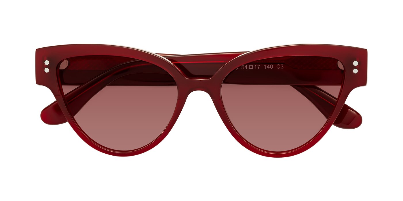 TH 1885S Acetate Round Cat Eye Sunglasses