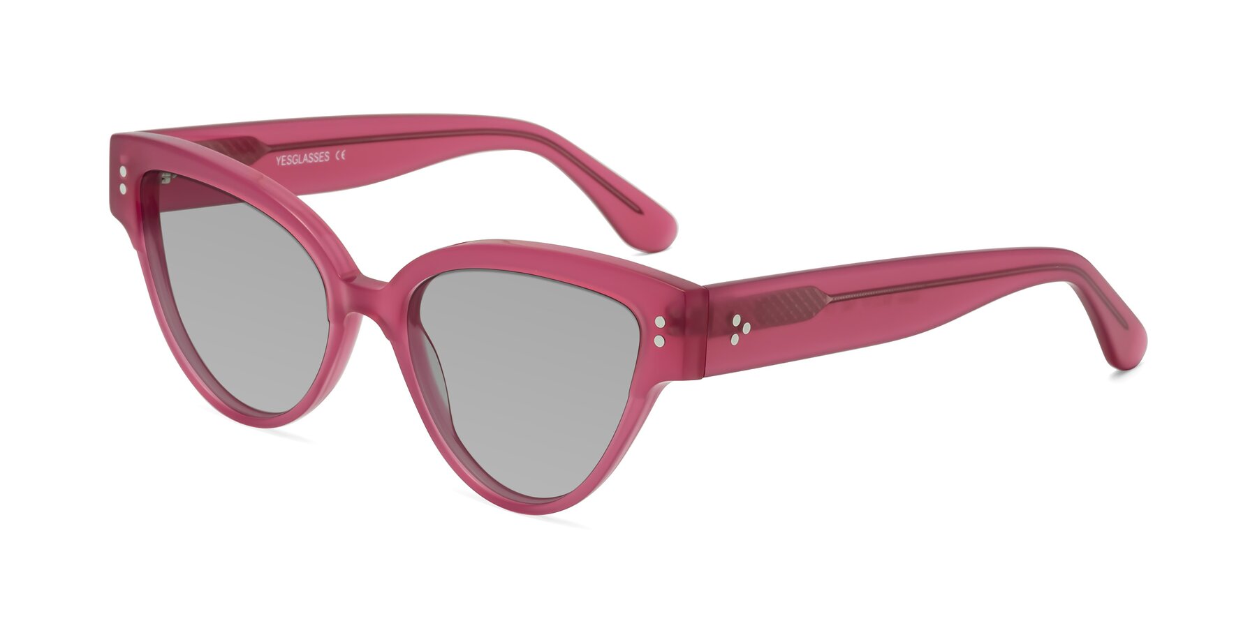 Angle of Coho in Pink with Light Gray Tinted Lenses