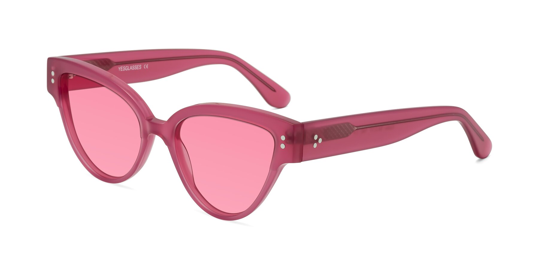 Angle of Coho in Pink with Pink Tinted Lenses