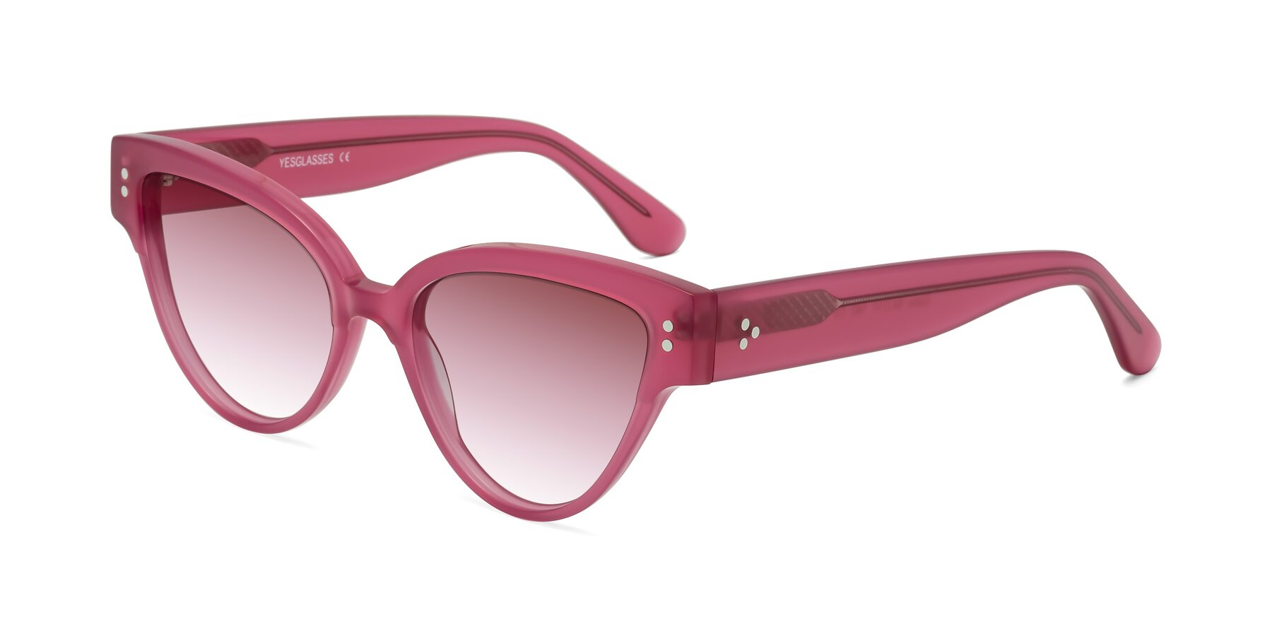 Angle of Coho in Pink with Garnet Gradient Lenses