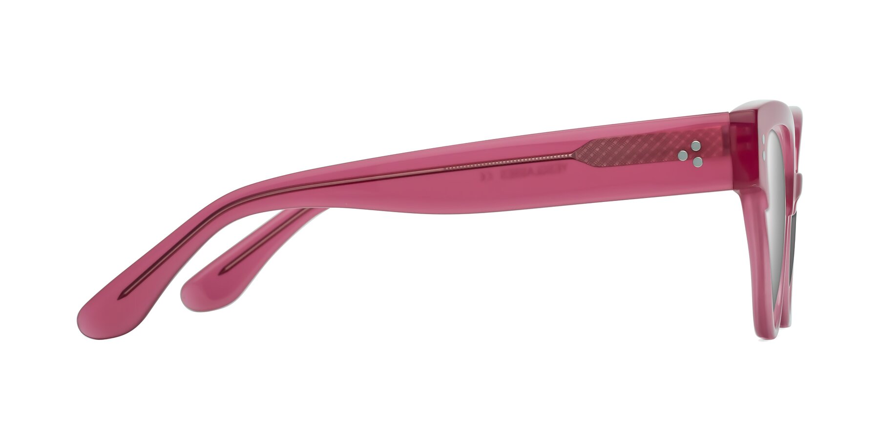Side of Coho in Pink with Silver Mirrored Lenses