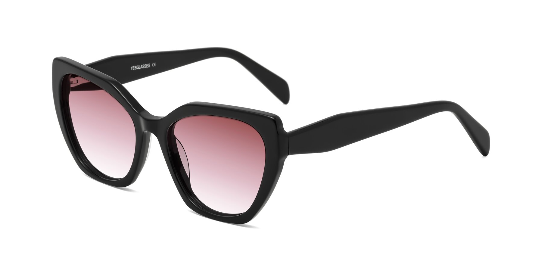 Angle of Tilton in Black with Garnet Gradient Lenses