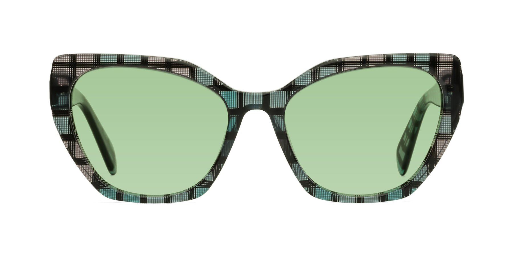 Tilton - Blue Grid Sunglasses