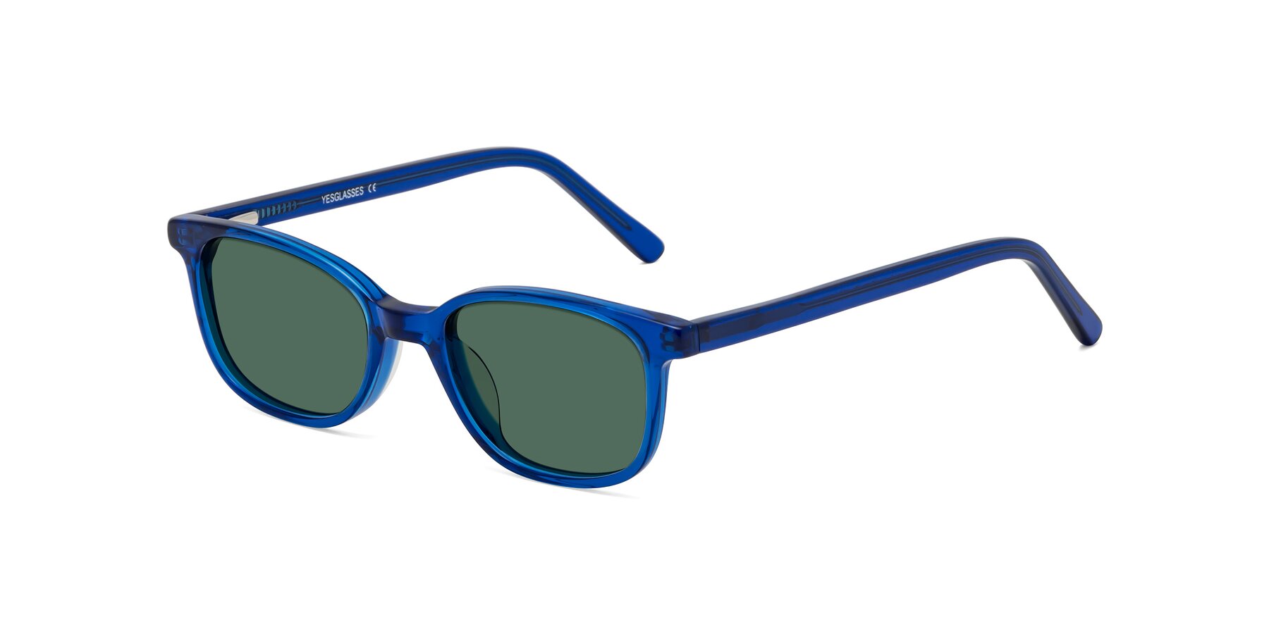 Angle of Jee in Navy Blue with Green Polarized Lenses