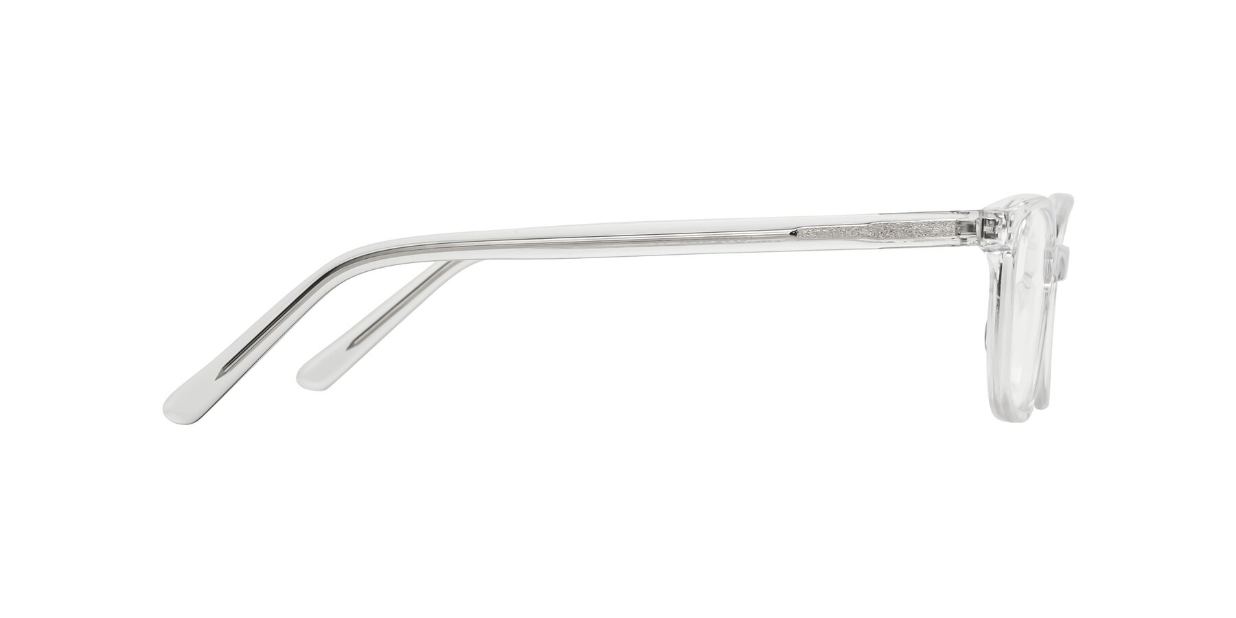 Clear Classic Low Bridge Fit Rectangle Eyeglasses - Jee