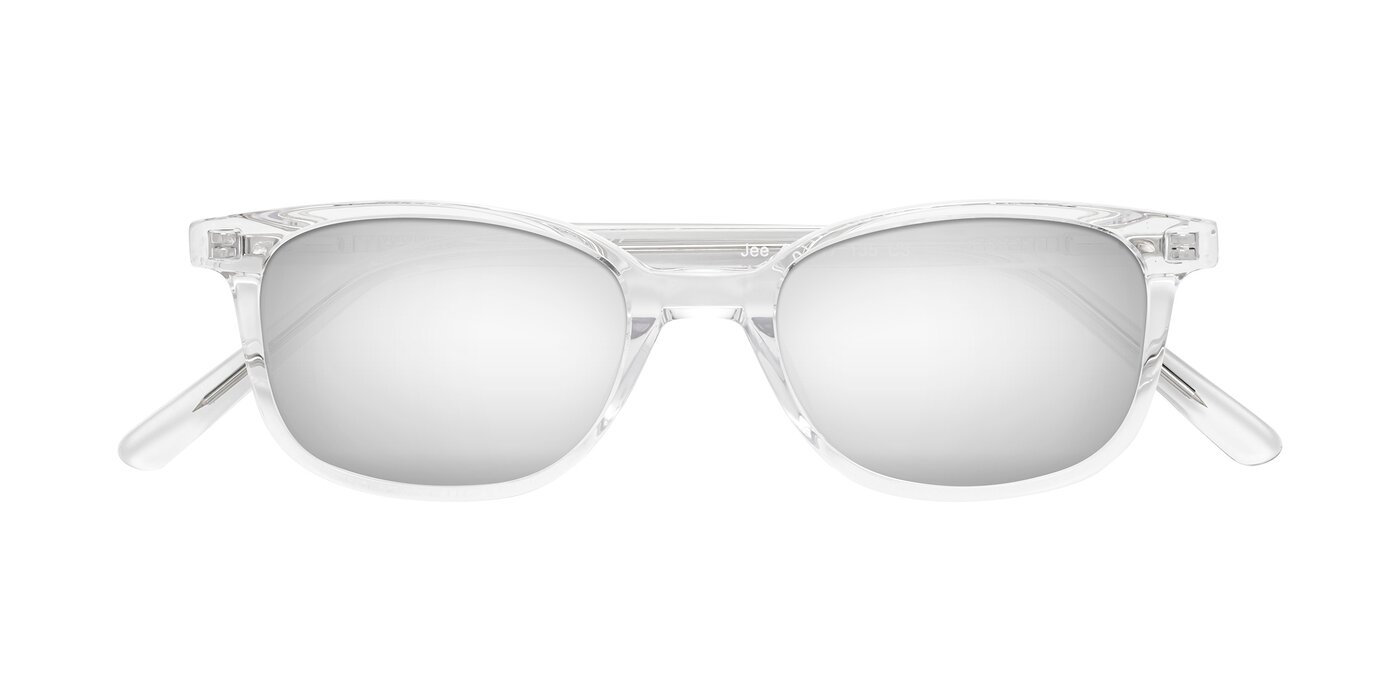 Jee - Clear Flash Mirrored Sunglasses