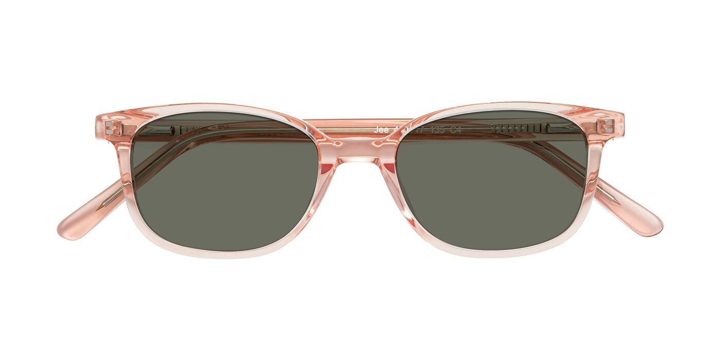 Jee - Transparent Pink Polarized Sunglasses