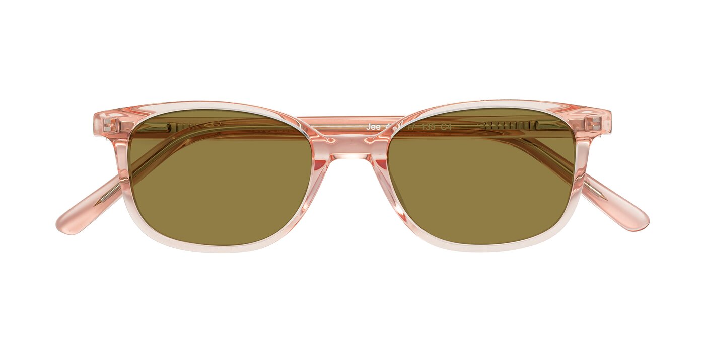 Jee - Transparent Pink Polarized Sunglasses