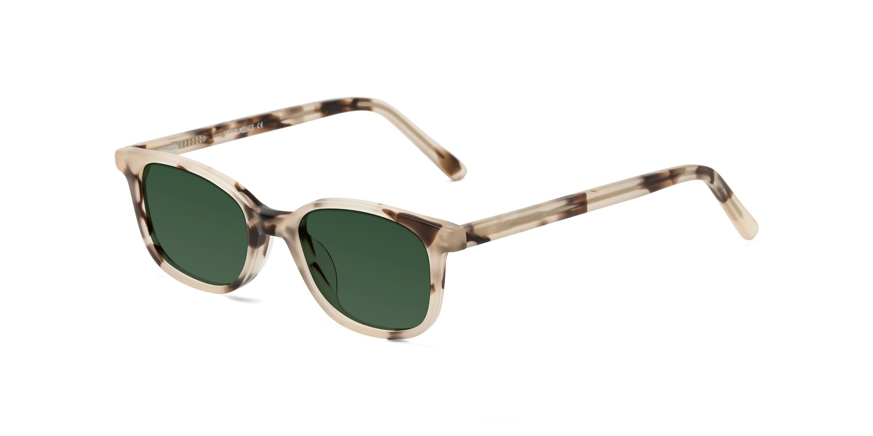 Angle of Jee in Ivory Tortoise with Green Tinted Lenses