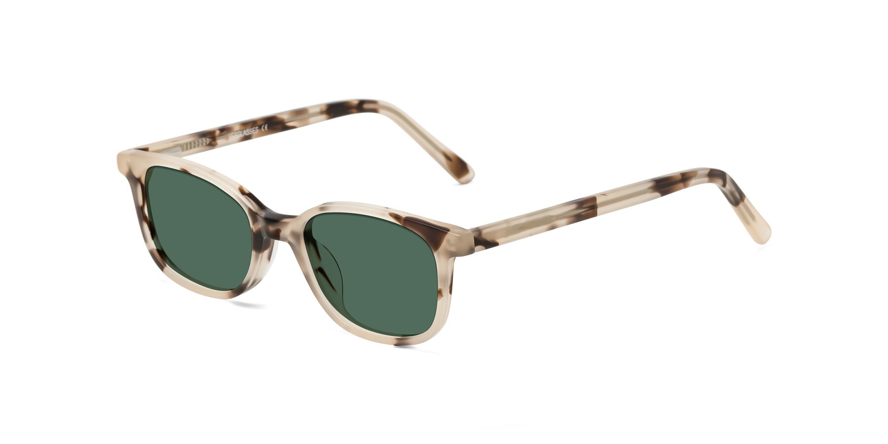 Angle of Jee in Ivory Tortoise with Green Polarized Lenses