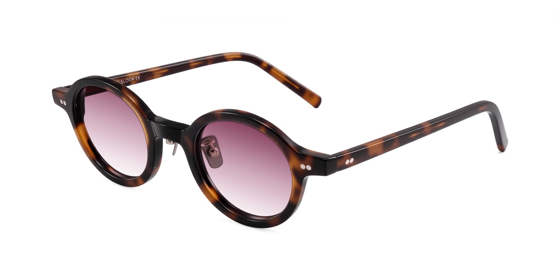 Angle of Rollin in Tortoise with Wine Gradient Lenses