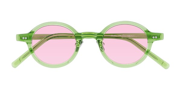 Front of Rollin in Transparent Green