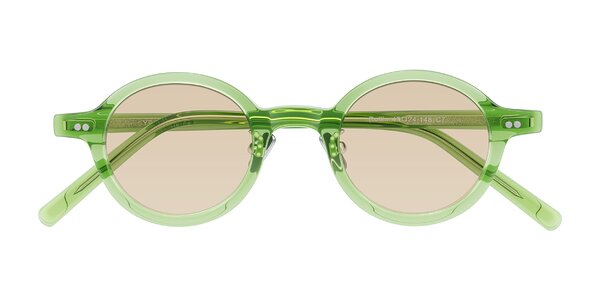 Front of Rollin in Transparent Green