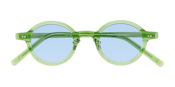 Front of Rollin in Transparent Green