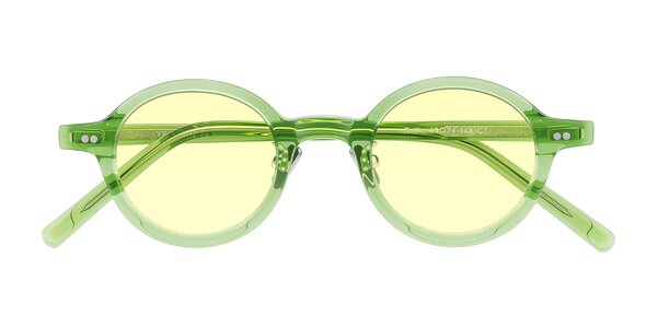 Front of Rollin in Transparent Green