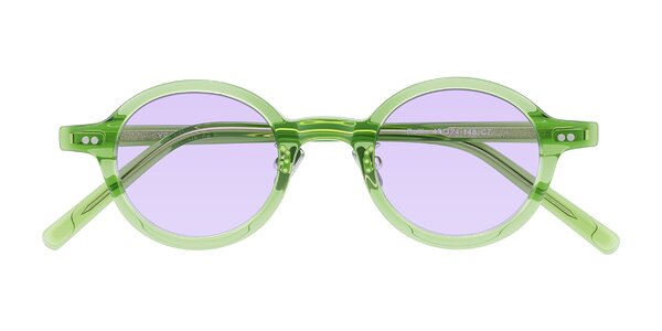 Front of Rollin in Transparent Green