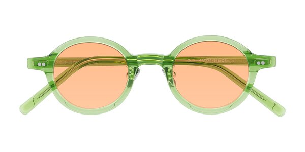 Front of Rollin in Transparent Green