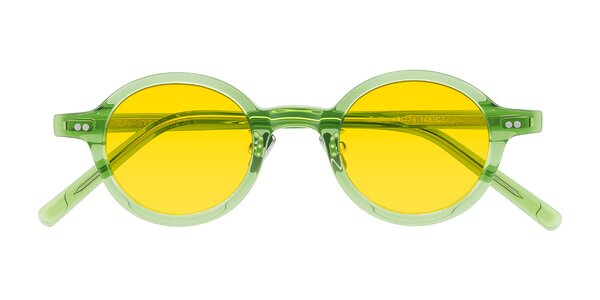 Front of Rollin in Transparent Green