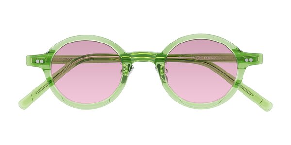 Front of Rollin in Transparent Green