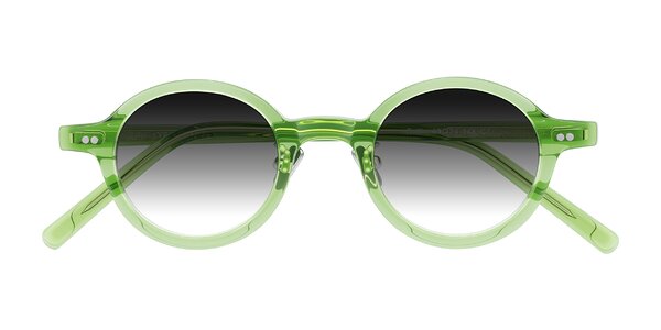 Front of Rollin in Transparent Green